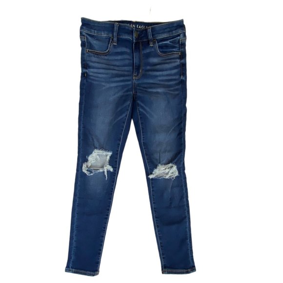 American Eagle Outfitters Denim - American Eagle Womens Next Level Stretch Distressed Jegging Size 6 Short